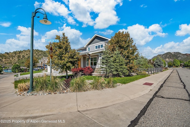 510 S Wildhorse Dr, New Castle, CO 81647 - view of front of home with a mountain view