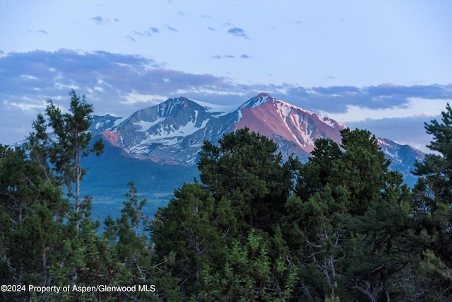 view of mountain feature