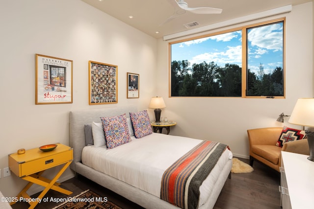 102 Evans Rd Unit 104, Basalt, CO 81621 - bedroom with dark wood finished floors and baseboards