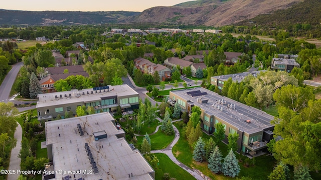 102 Evans Rd Unit 104, Basalt, CO 81621 - aerial view at dusk of a mountain view