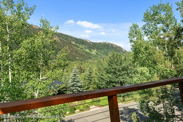 250 Mountain Laurel Dr Unit B, Aspen, CO 81611 - view of mountain background featuring a forest