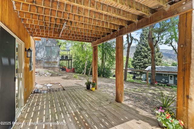 1116 Walz Ave, Glenwood Springs, CO 81601 - deck featuring a mountain view