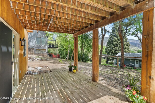 1116 Walz Ave, Glenwood Springs, CO 81601 - deck featuring a mountain view