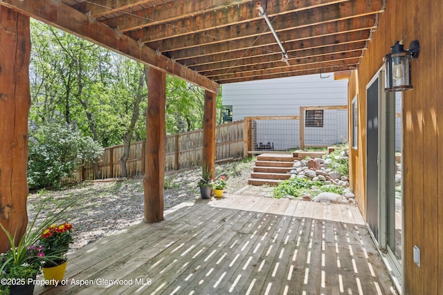 1116 Walz Ave, Glenwood Springs, CO 81601 - deck featuring a fenced backyard