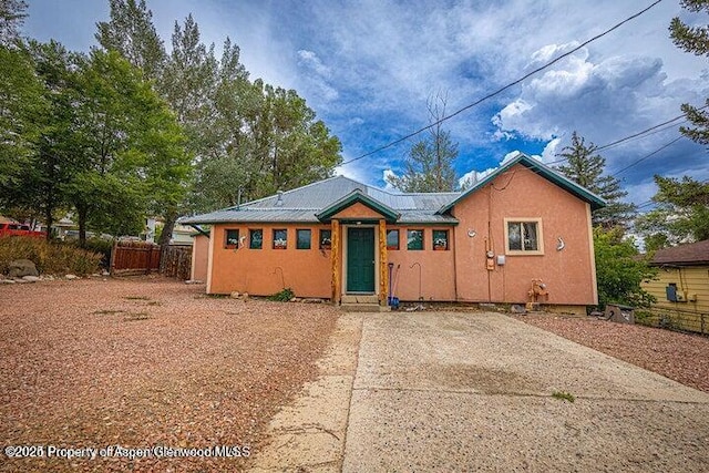 view of bungalow-style house