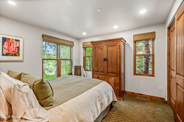 477 Aspen Oak Dr, Aspen, CO 81611 - bedroom featuring carpet flooring, recessed lighting, and a closet