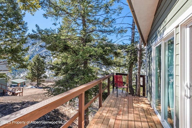 787 Serpentine Trl, Marble, CO 81623 - view of deck