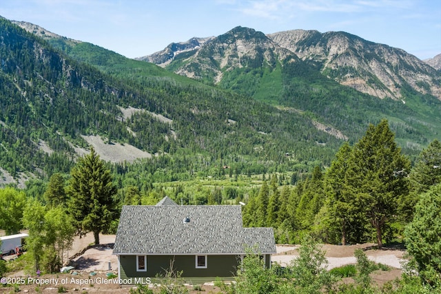 787 Serpentine Trl, Marble, CO 81623 - view of mountain background featuring a heavily wooded area