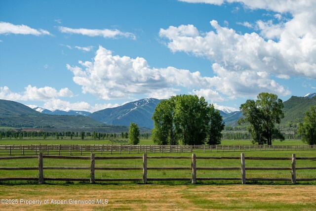 425 Aspen Valley Ranch Rd, Woody Creek, CO 81656 - view of mountain backdrop with agricultural land and rural landscape