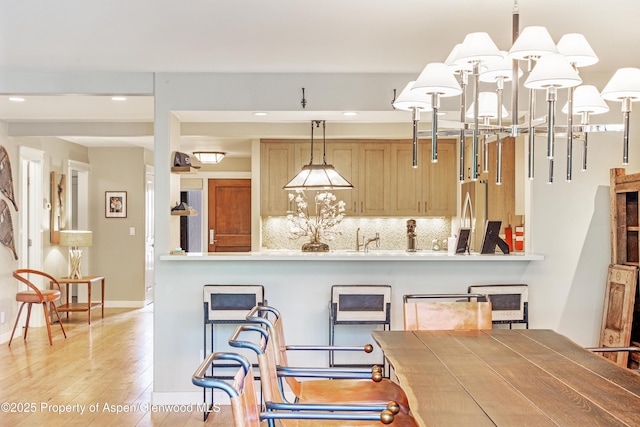 52 Harleston Grn Unit 38, Snowmass Village, CO 81615 - dining space with recessed lighting and light wood finished floors