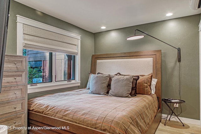 52 Harleston Grn Unit 38, Snowmass Village, CO 81615 - bedroom featuring light wood-type flooring and recessed lighting