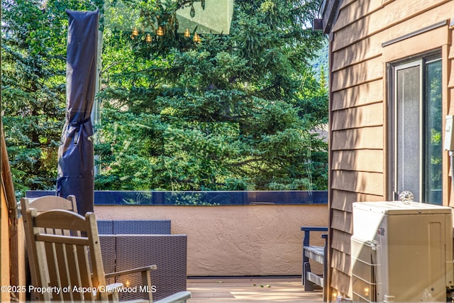 52 Harleston Grn Unit 38, Snowmass Village, CO 81615 - view of wooden terrace