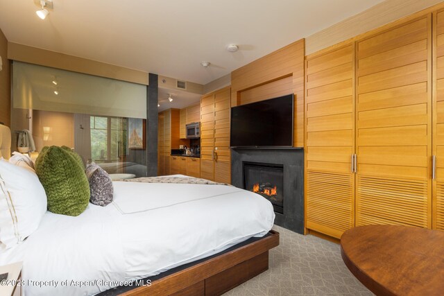 bedroom featuring a closet