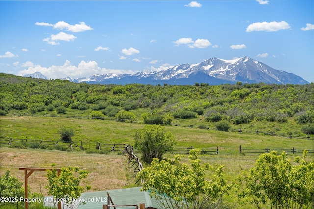 248 Basalt Mountain Dr, Carbondale, CO 81623 - view of mountain backdrop featuring rural landscape