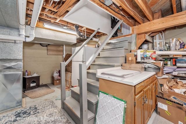668 Taylor St, Craig, CO 81625 - unfinished below grade area featuring stairway