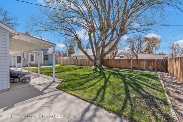 668 Taylor St, Craig, CO 81625 - view of yard with a patio area and a fenced backyard