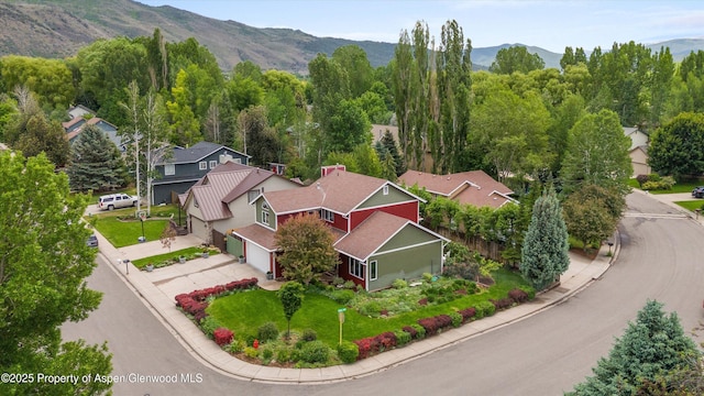 309 Deer Run, Carbondale, CO 81623 - view from above of property with a mountain backdrop