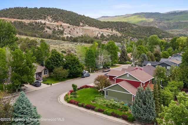 309 Deer Run, Carbondale, CO 81623 - aerial view of property and surrounding area featuring a mountainous background