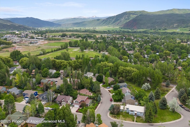 309 Deer Run, Carbondale, CO 81623 - aerial overview of property's location with mountains and nearby suburban area