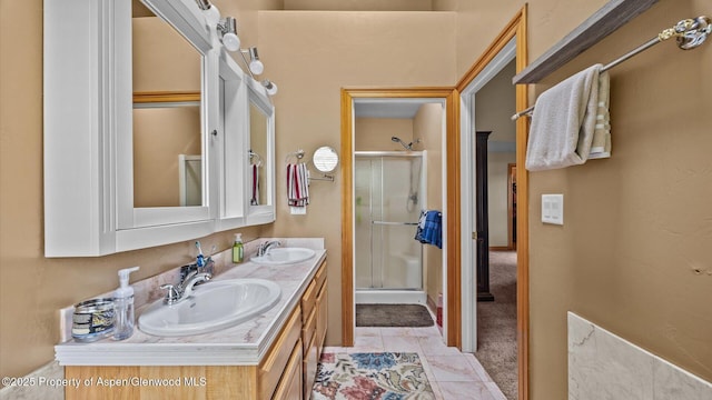 83 Native Springs Dr, Rifle, CO 81650 - bathroom with double vanity and a stall shower