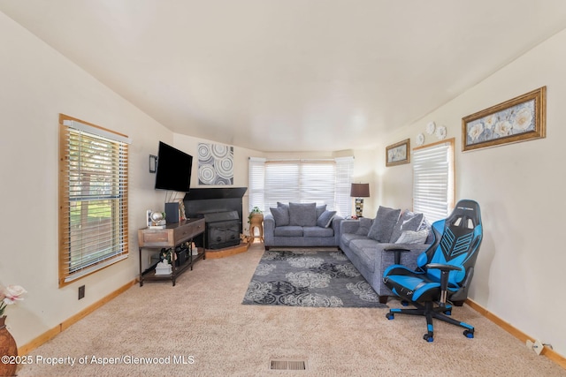 1618 Barclay St, Craig, CO 81625 - living area with carpet floors and baseboards