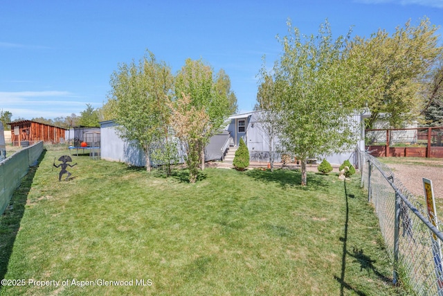 1618 Barclay St, Craig, CO 81625 - view of yard with a trampoline