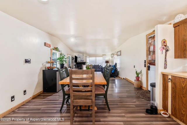 1618 Barclay St, Craig, CO 81625 - dining space featuring dark wood-type flooring and baseboards