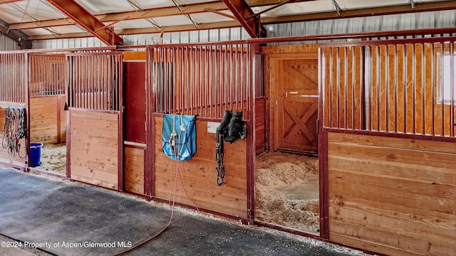 view of stable