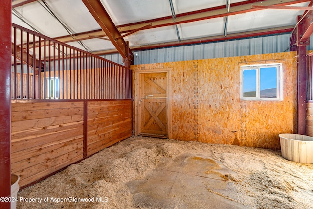 view of stable