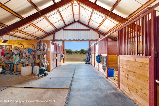 view of stable