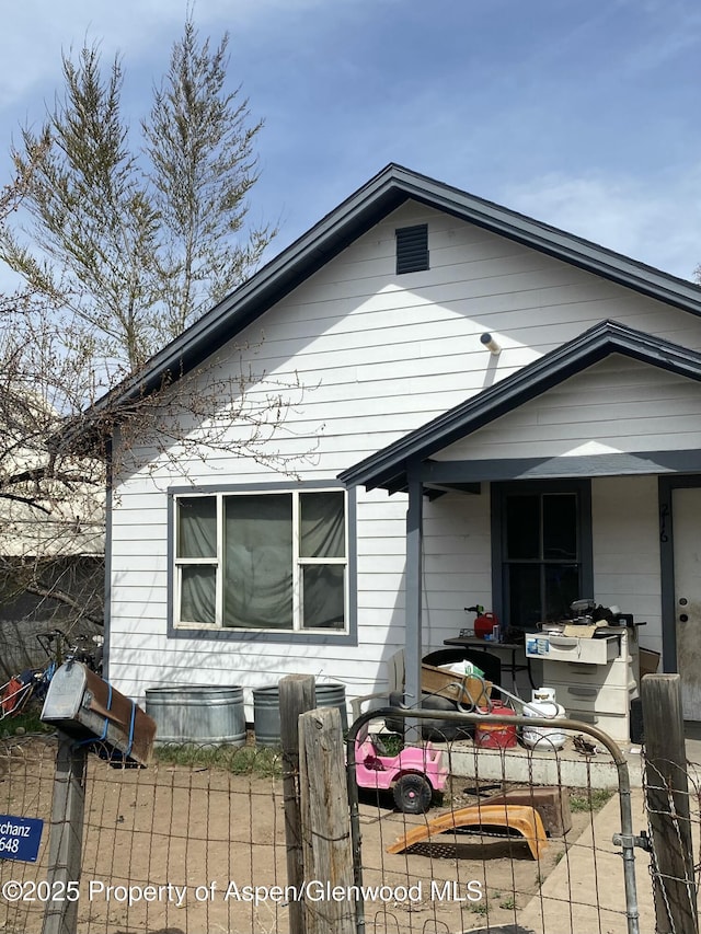 view of rear view of house