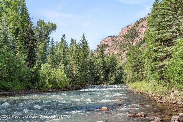 135 Irwin Dr, Redstone, CO 81623 - view of mountain backdrop featuring a forest