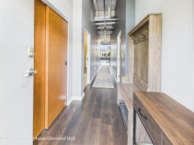 231 Robinson St Unit R306, Basalt, CO 81621 - hallway featuring wood finished floors and baseboards