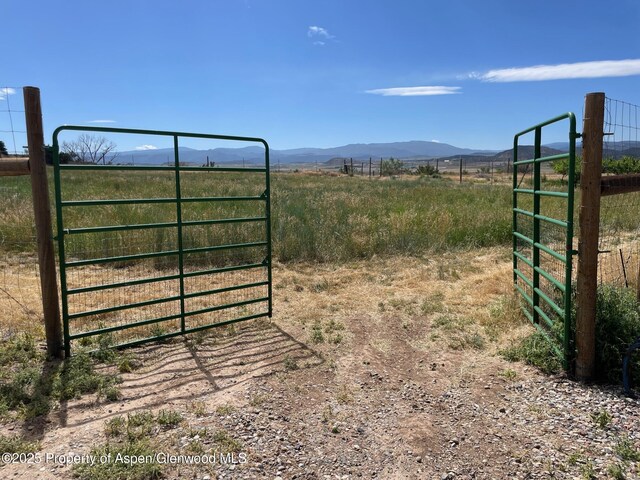 566 Latham Ranch Rd, Rifle, CO 81650 - gate with a rural view