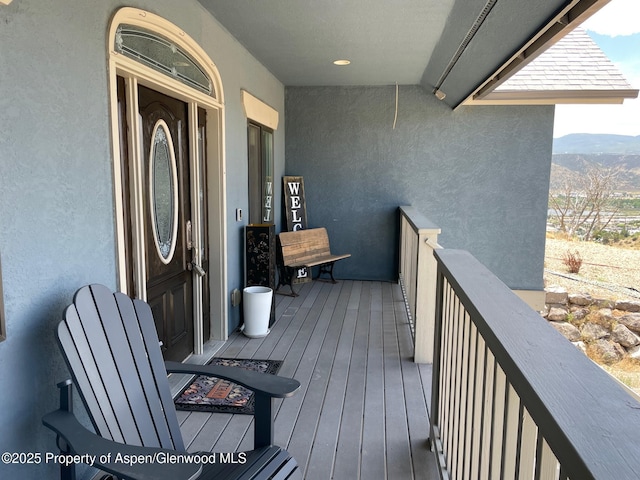 566 Latham Ranch Rd, Rifle, CO 81650 - balcony with a mountain view