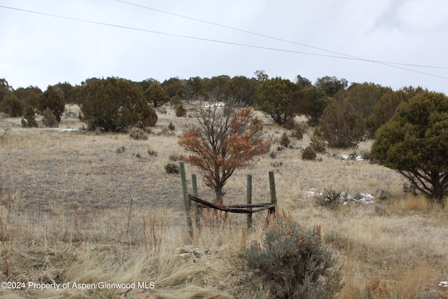 view of nature with a rural view