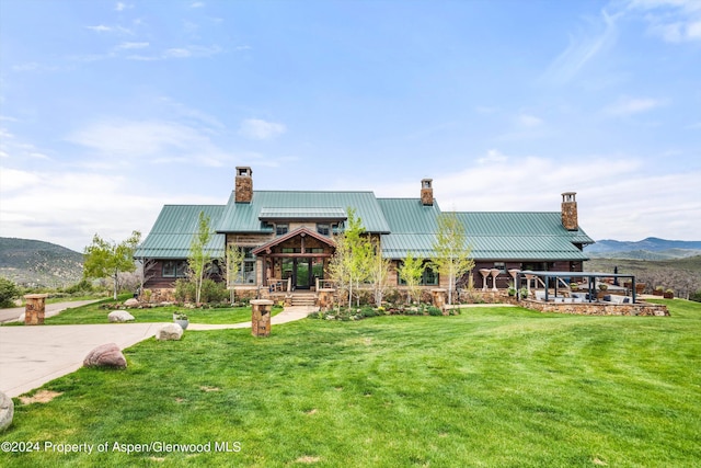 view of property with a mountain view