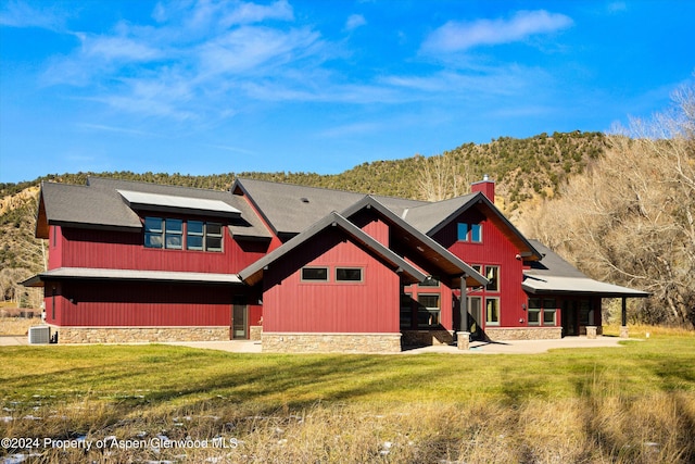 199 Bluestem Ct, Carbondale, CO 81623 - exterior space featuring a yard and central air condition unit