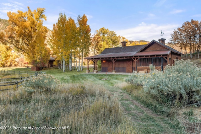 5548 Frying Pan Rd, Basalt, CO 81621 - view of yard