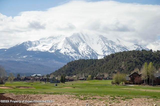 view of mountain feature