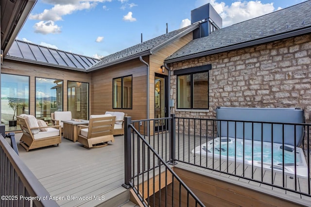 112 Bowles Dr, Carbondale, CO 81623 - deck with an outdoor living space