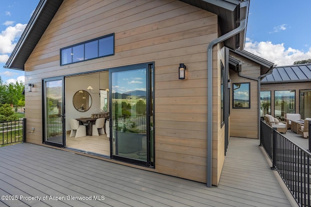 112 Bowles Dr, Carbondale, CO 81623 - view of wooden terrace