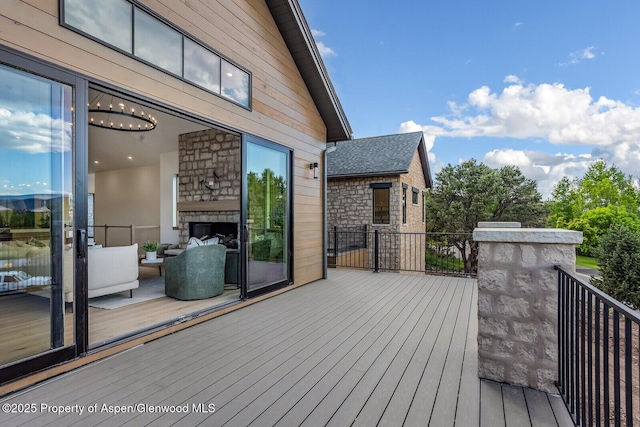 112 Bowles Dr, Carbondale, CO 81623 - view of wooden terrace