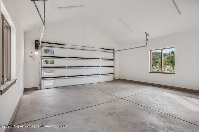 112 Bowles Dr, Carbondale, CO 81623 - garage with baseboards