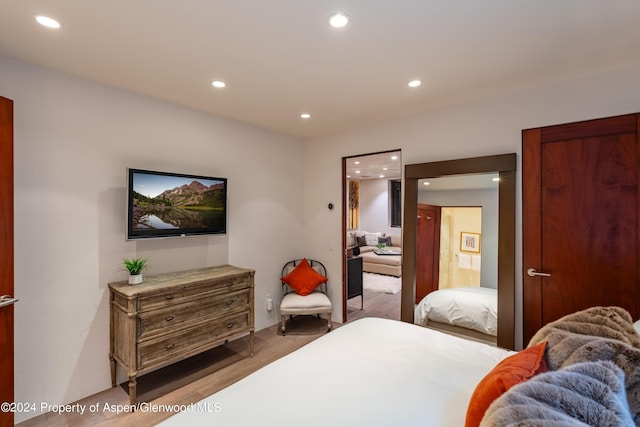 71 Smuggler Grv, Aspen, CO 81611 - bedroom with recessed lighting and wood finished floors