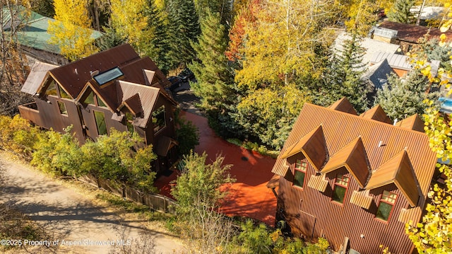 71 Smuggler Grv, Aspen, CO 81611 - view from above of property