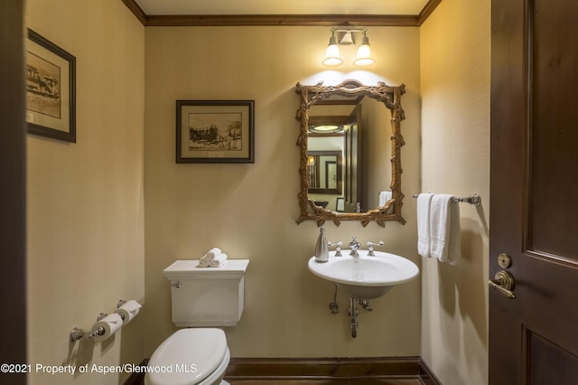 0197 Prospector Rd Unit 2412Summer Interest, Aspen, CO 81611 - half bath featuring ornamental molding