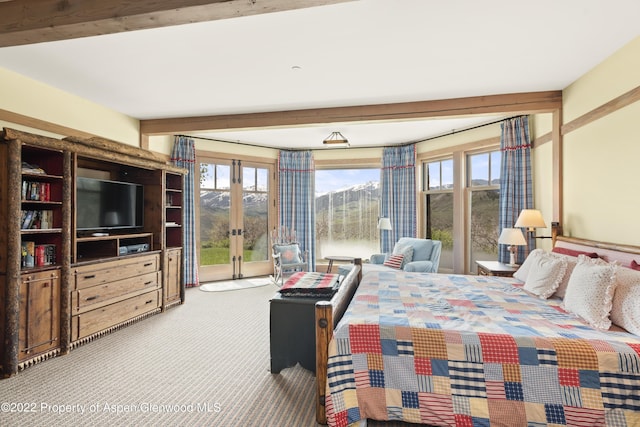 800 Chateau Way, Snowmass, CO 81654 - bedroom featuring carpet flooring and access to outside