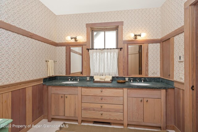 800 Chateau Way, Snowmass, CO 81654 - bathroom featuring tile patterned flooring and vanity