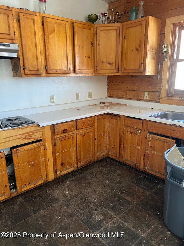 kitchen featuring cooktop and sink